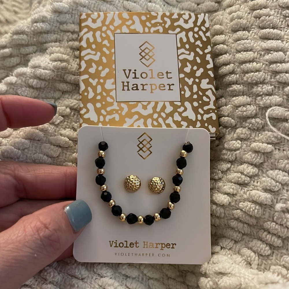 Earring and bracelet